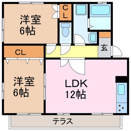 ジュネス砂田の物件間取画像